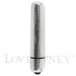 Pin Ups Silver Glitter Bullet Vibe Pin Ups Silver Glitter Bullet Vibe