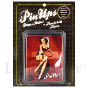 Pin Ups Glitter Bullet Vibrator and Bombshell Balm Gift Set Pin Ups Glitter Bullet Vibrator and Bombshell Balm Gift Set